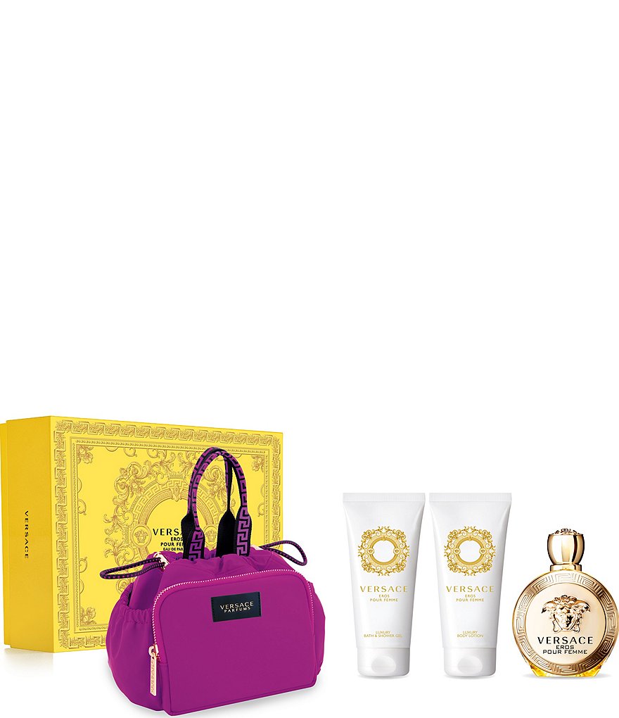 Versace Eros Pour Femme 4Pc Set
