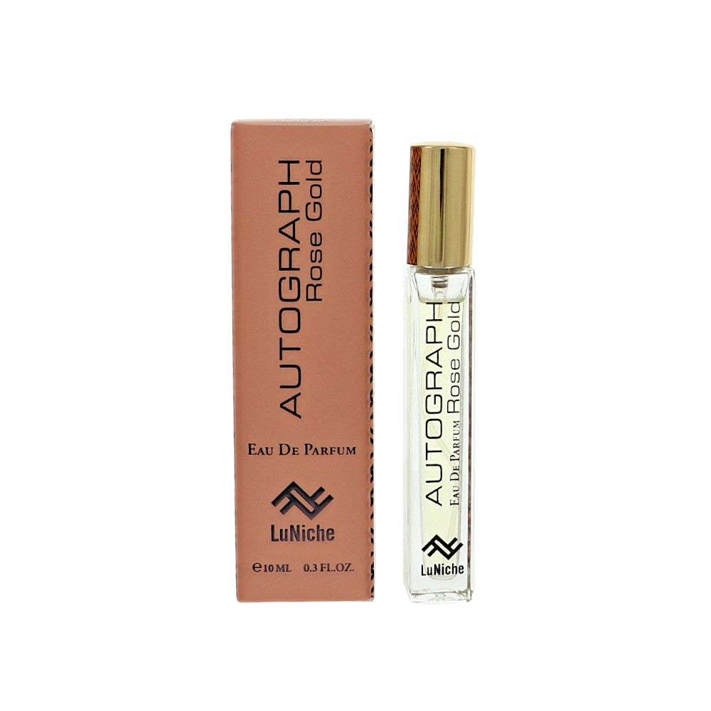 Luniche Autograph Rose Gold Eau de Parfum for Men â€” Mini / 0.3 oz
