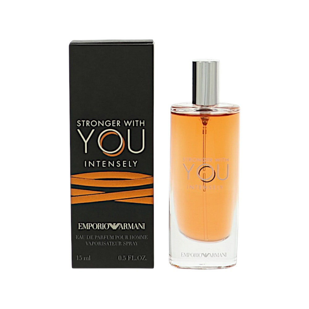 Emporio Armani Stronger With You Intensely Eau de Parfum for Men â€” Mini / 0.5 oz