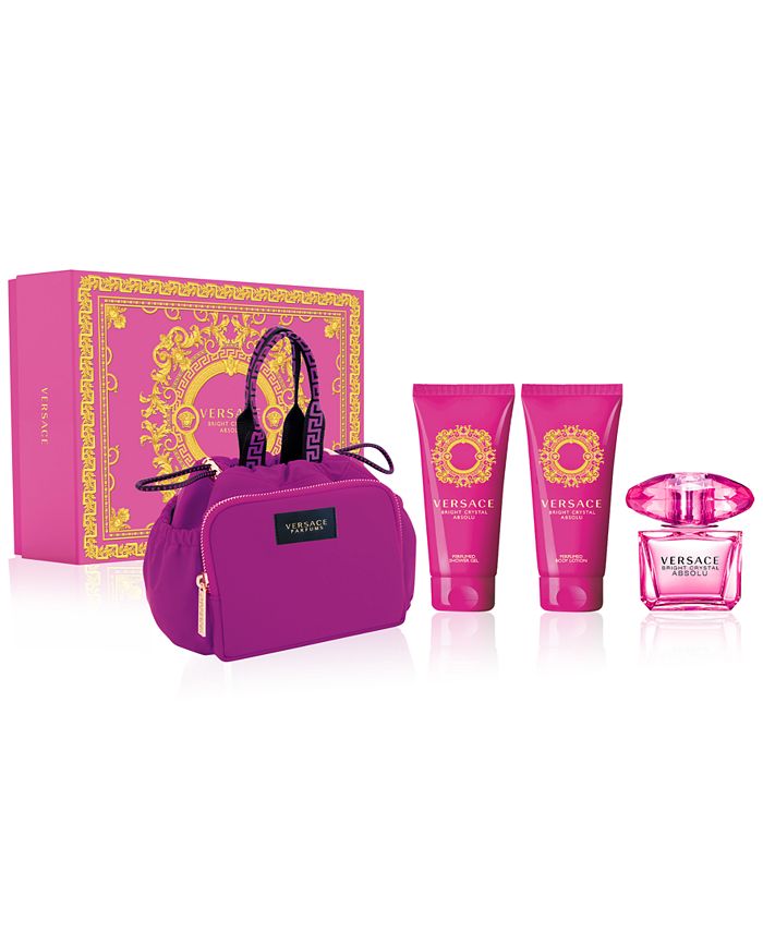 Versace Bright Crystal  Absolu 4 pc set