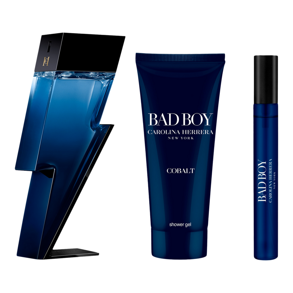 Carolina Herrera Cobalt Bad Boy  3PC SET
