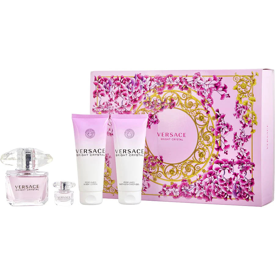 Versace Bright Crystal 4 pc Set for Women