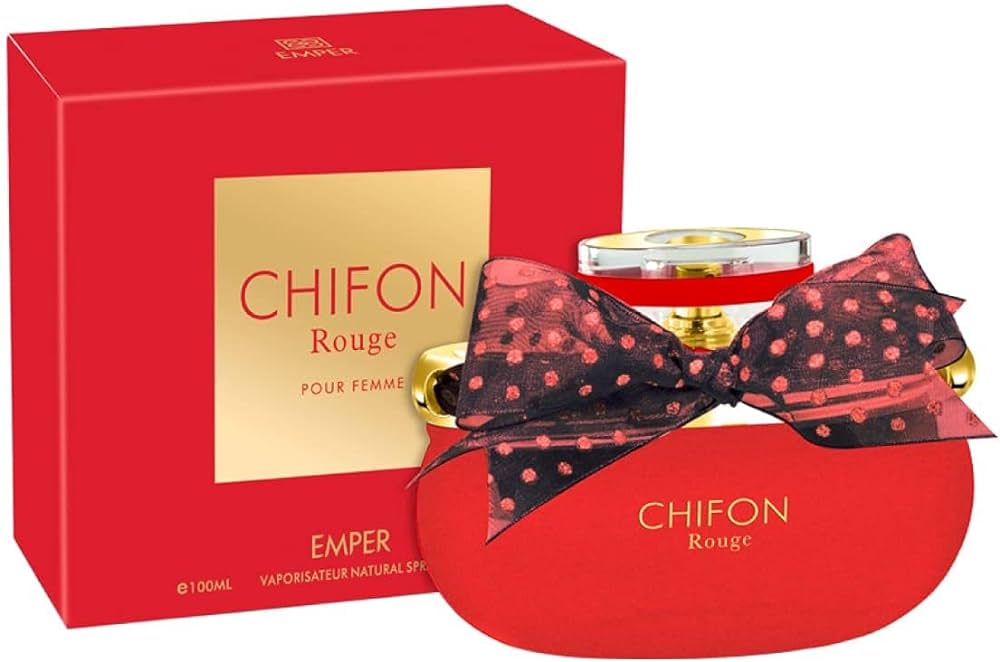 Emper Chifon Rouge Pour Femme