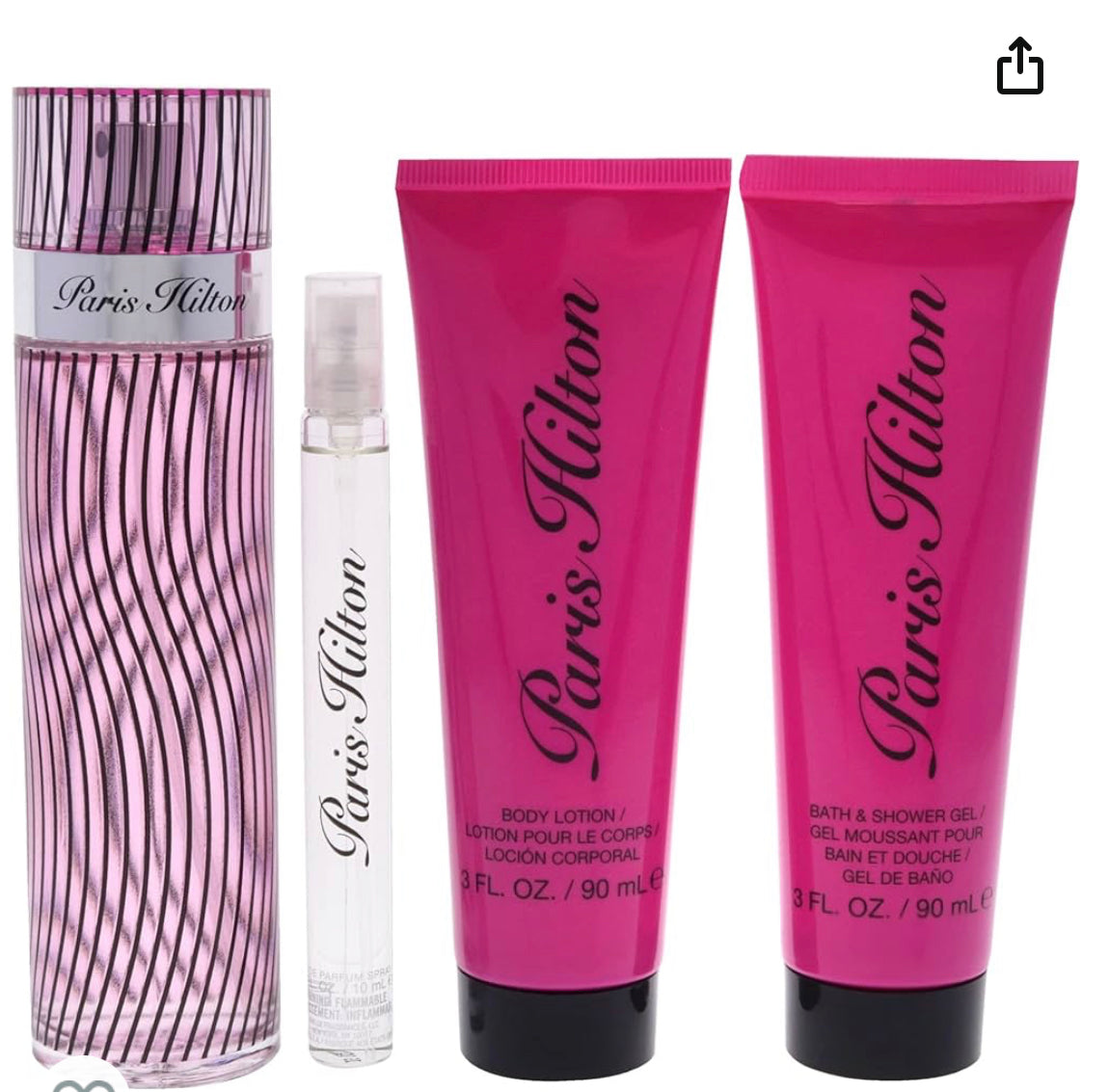 Paris Hilton 4pcs set