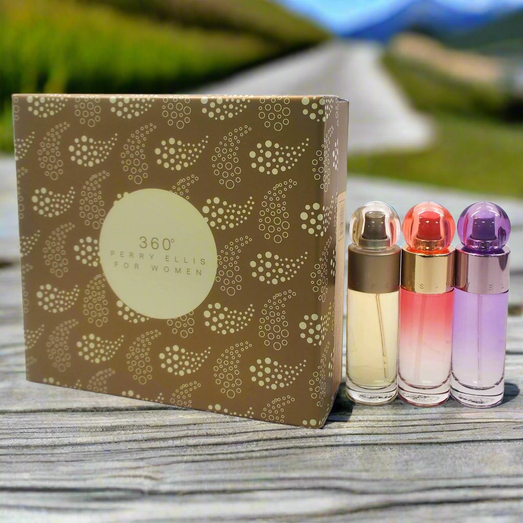 360 Mixed 3 pc travel set for Women