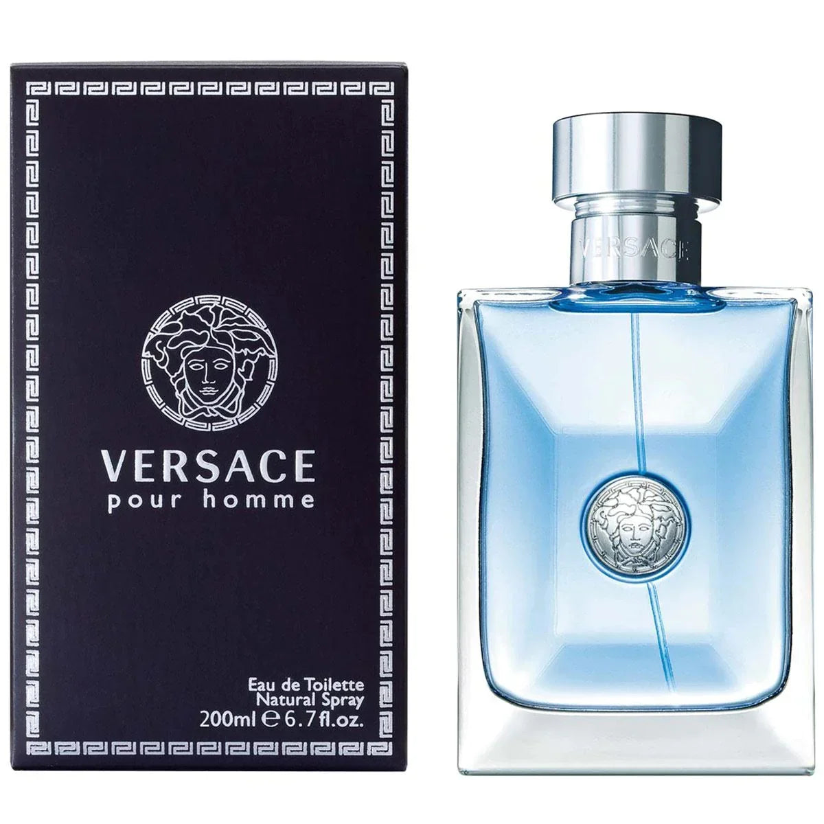 Versace Pour Homme Eau de Toilette for Men â€” 6.7 oz