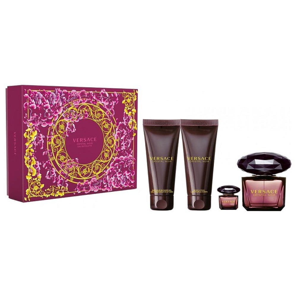 Versace Crystal  Noir 4pc set