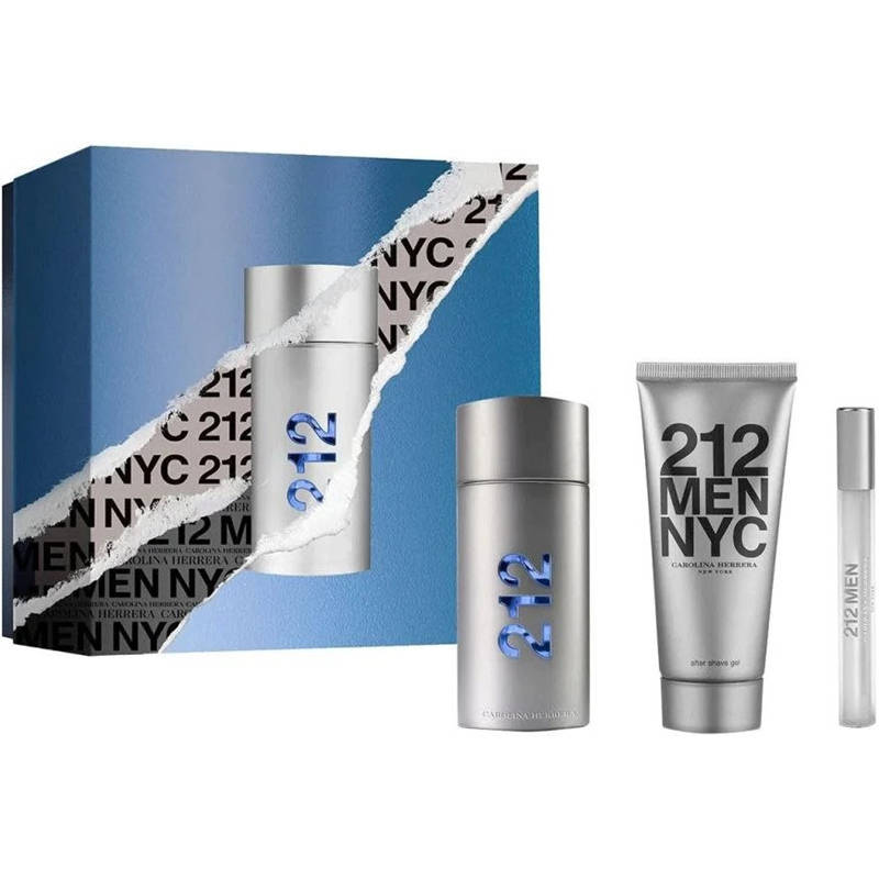 Carolina Herrera 212 MEN NYC 3Pc Set
