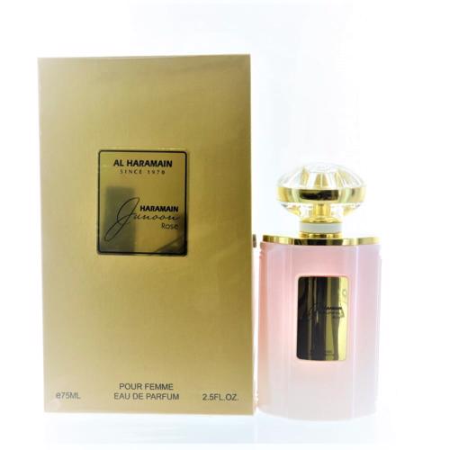 Al Haramain Junoon Rose Eau de Parfum for Women â€” 2.5 oz