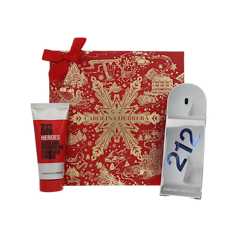 Carolina Herrera 212 Men Heroes Gift Set for Men â€” 2pc set