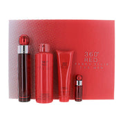 Perry Ellis 360 Red Gift Set for Men â€” 4pc set