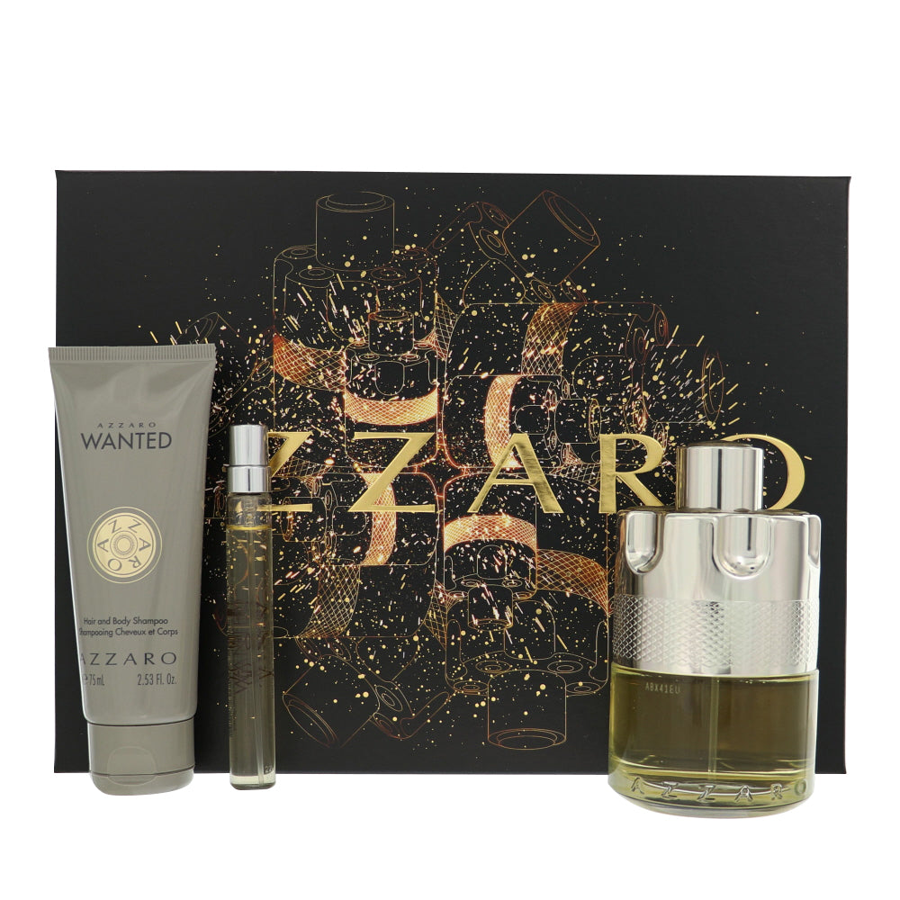Azzaro Wanted Gift Set for Men â€” 3pc set