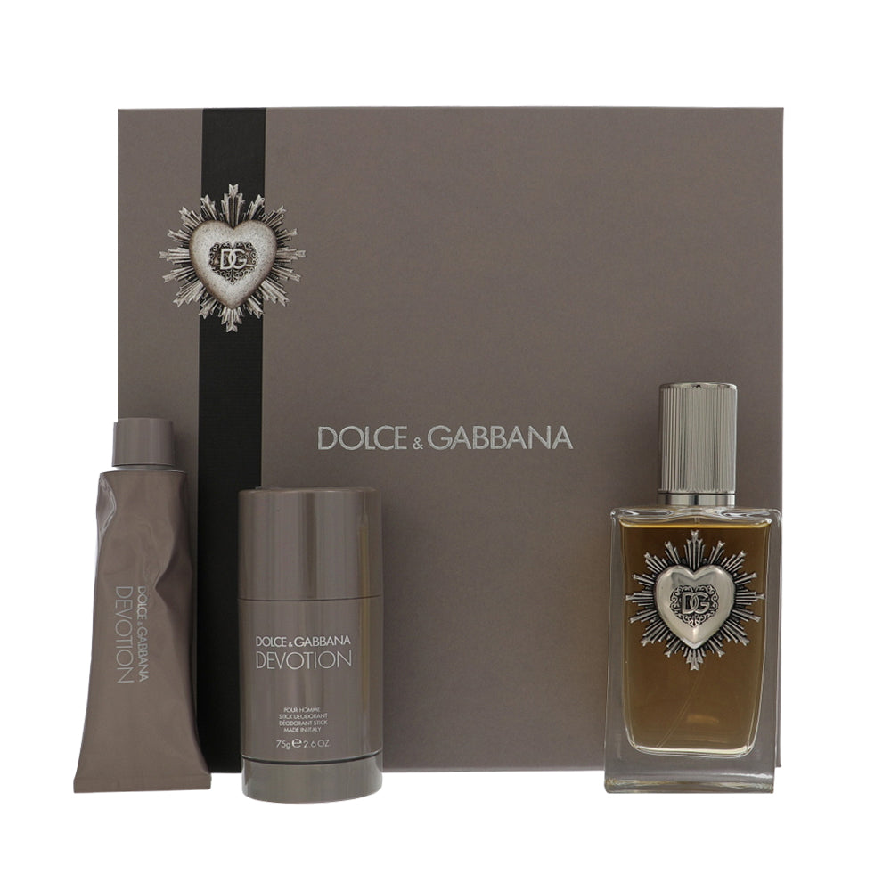 Dolce & Gabbana Devotion Gift Set for Men â€” 3pc set