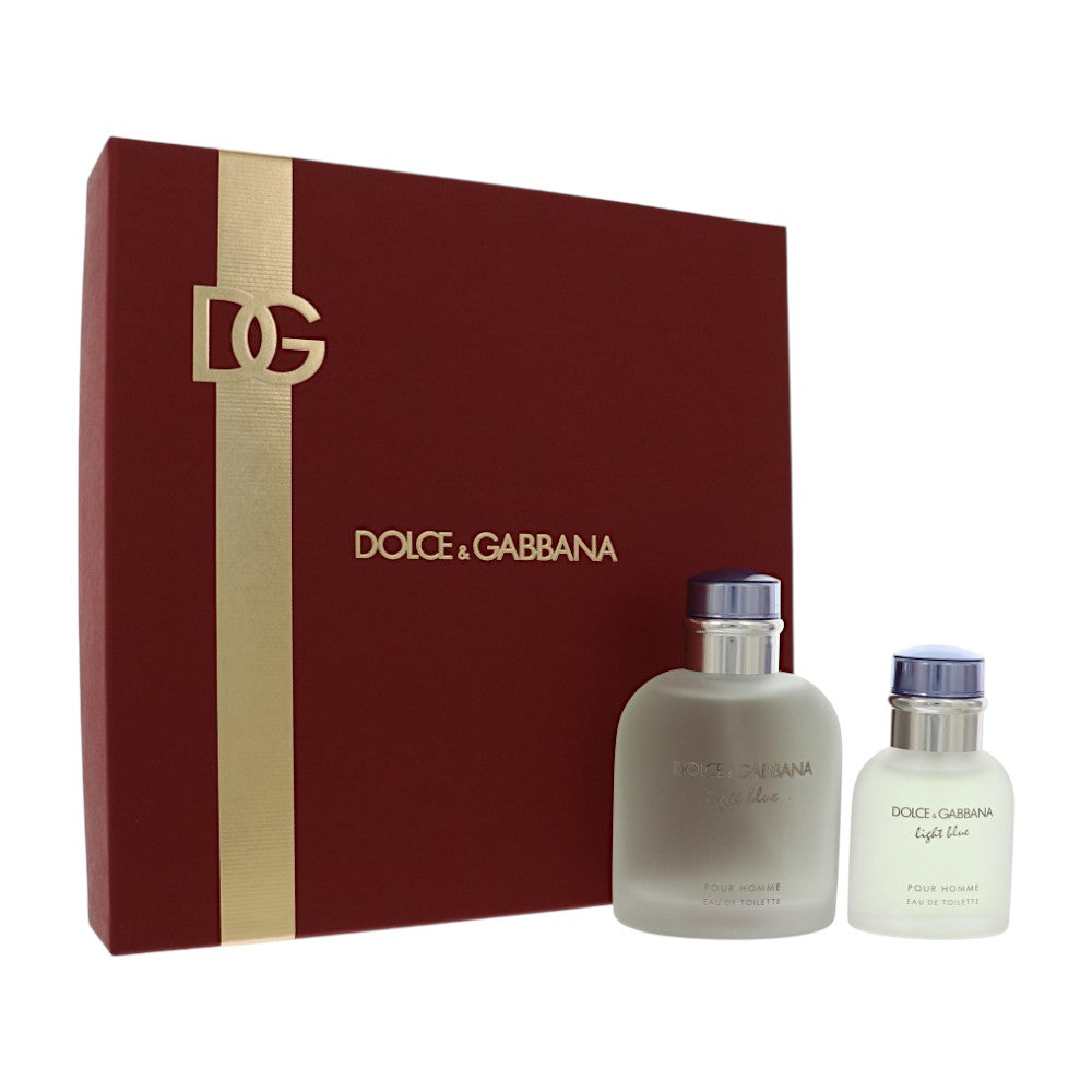 D & G Light Blue Gift Set for Men â€” 2pc set Style 1 Box