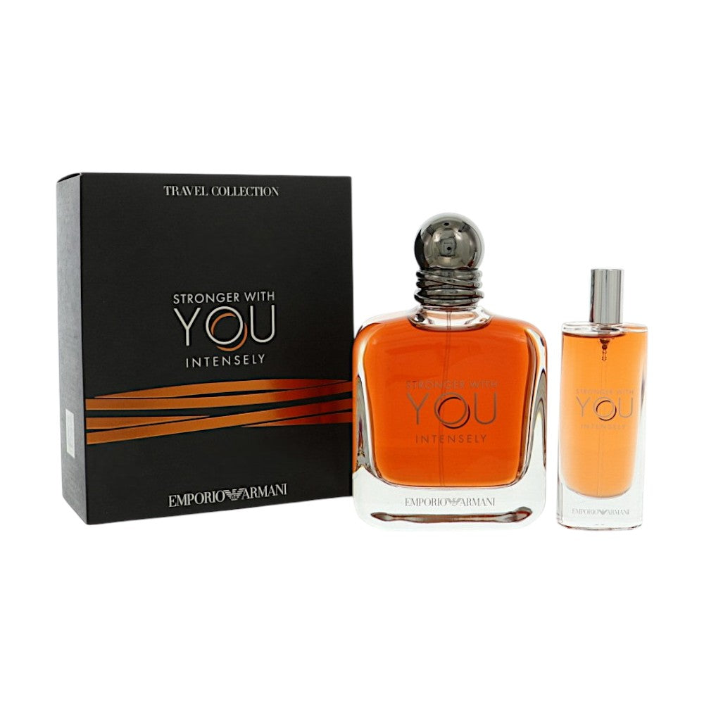Emporio Armani Stronger With You Intensely Gift Set for Men â€” 2pc set