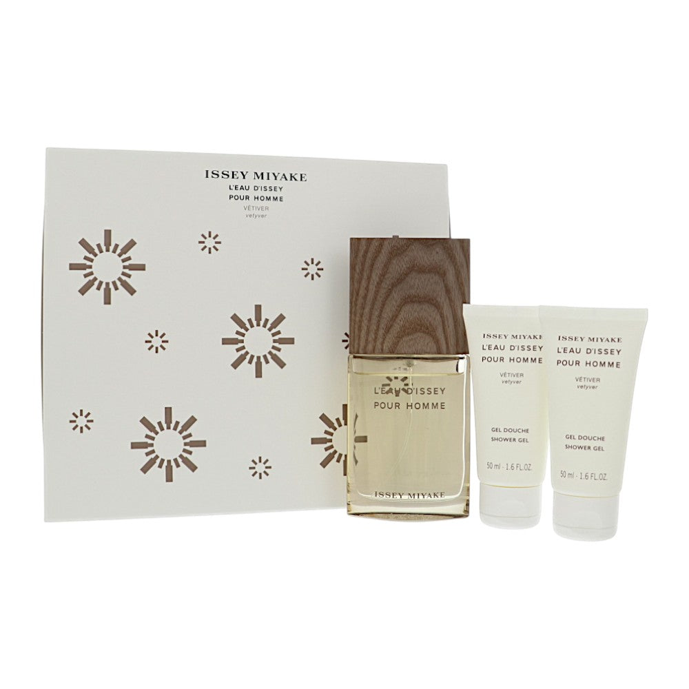 Issey Miyake L'Eau D'Issey Vetiver Gift Set for Men â€” 3pc set