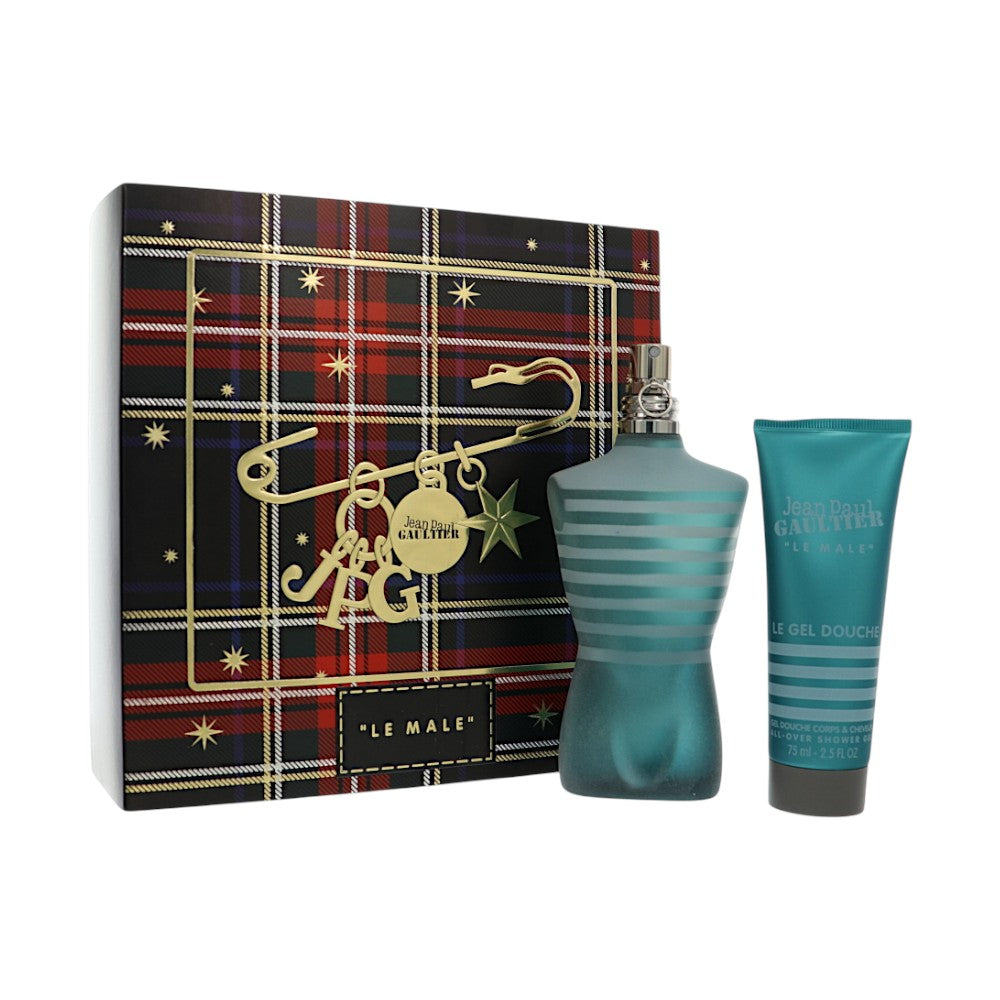 Jean Paul Gaultier Le Male Gift Set for Men â€” 2pc set Style 2 Box