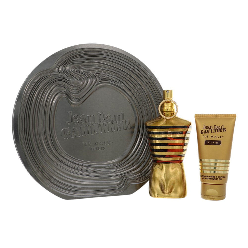 Jean Paul Gaultier Le Male Elixir Gift Set for Men â€” 2pc set