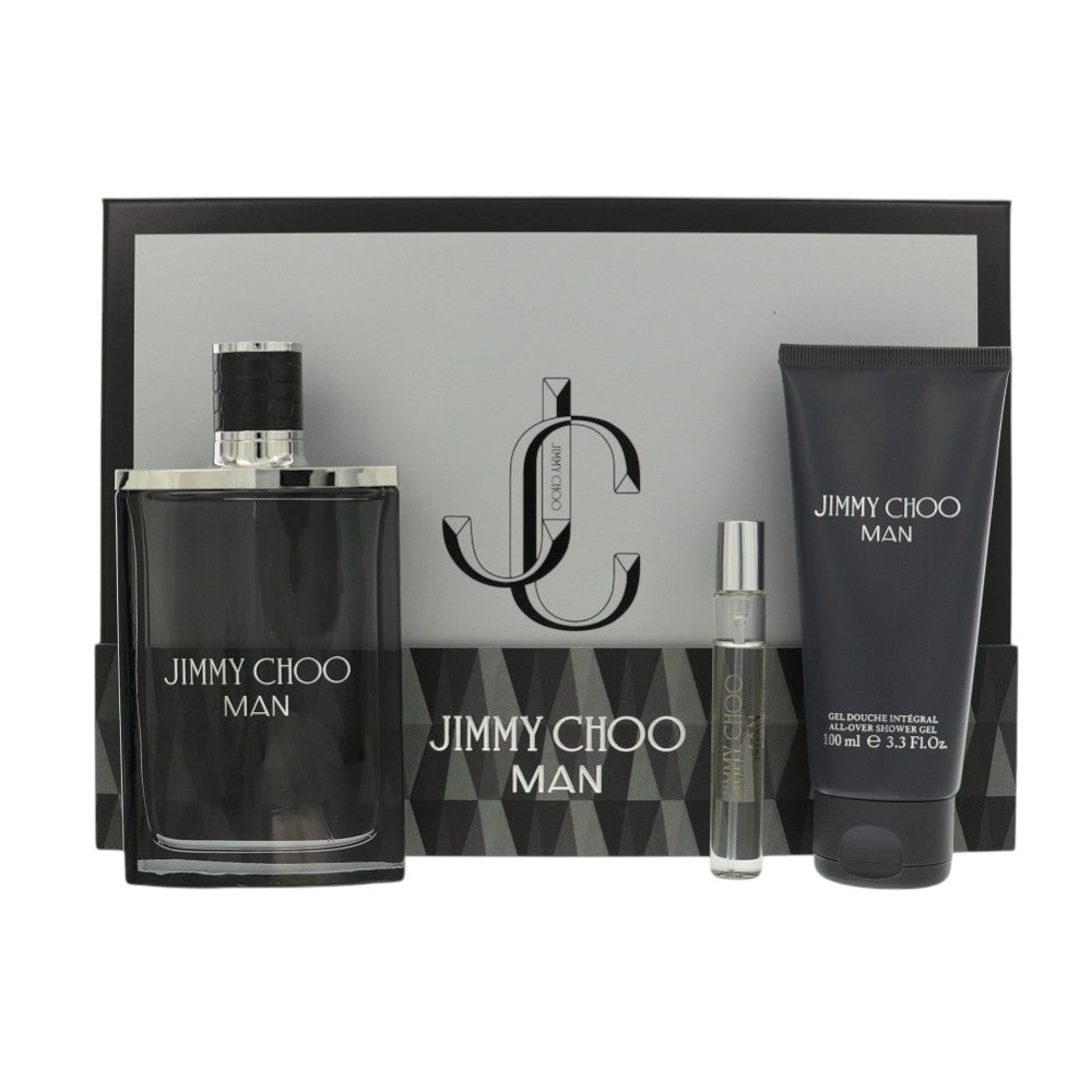 Jimmy Choo Man Gift Set for Men â€” 3pc set Style 1 Box