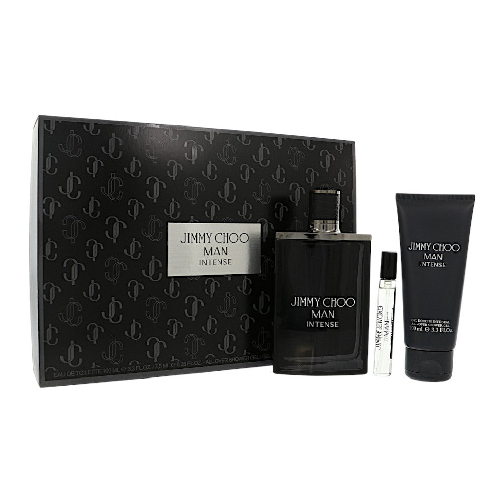 Jimmy Choo Man Intense Gift Set for Men â€” 3pc set Style 1 Box