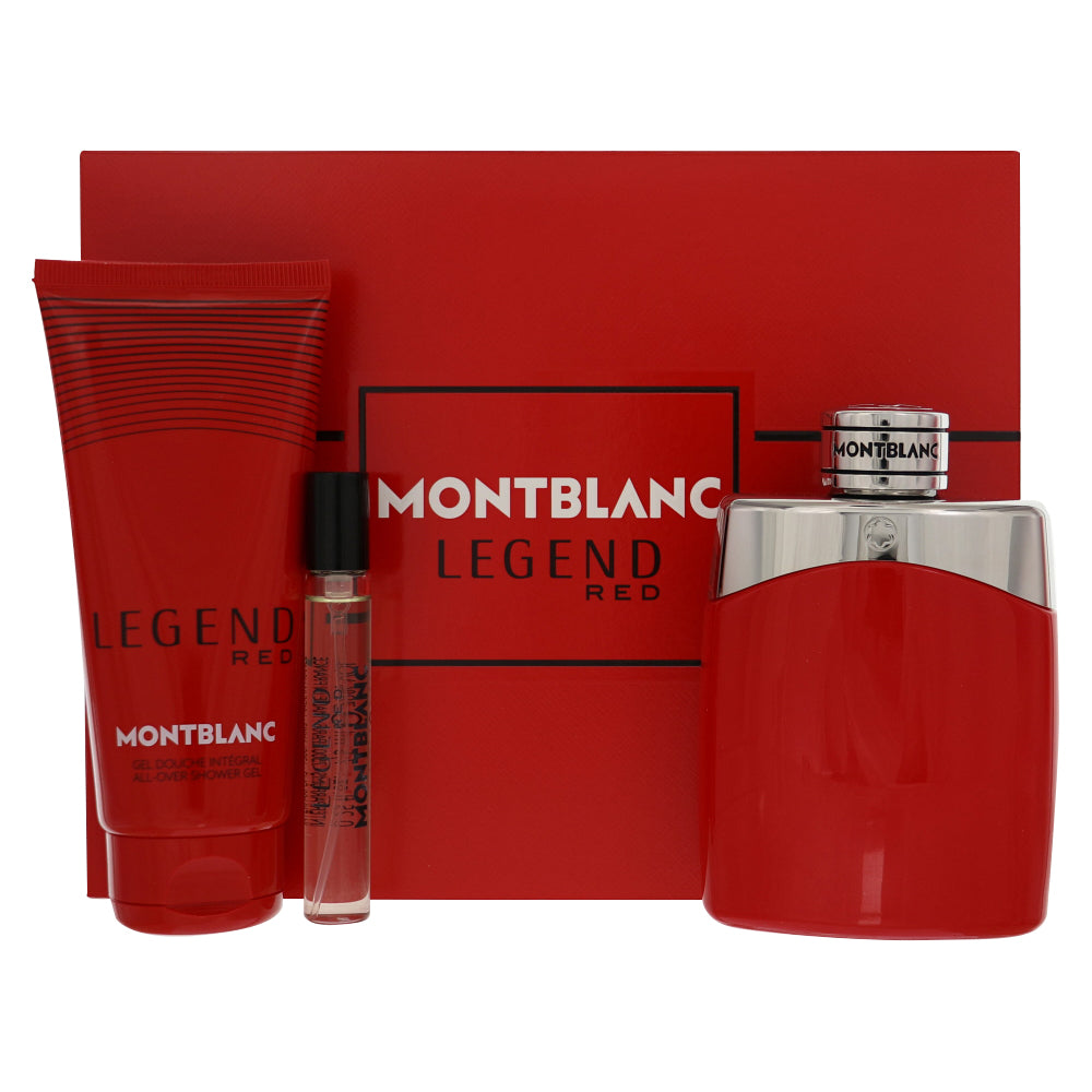 Montblanc Mont Blanc Legend Red Gift Set for Men â€” 3pc set