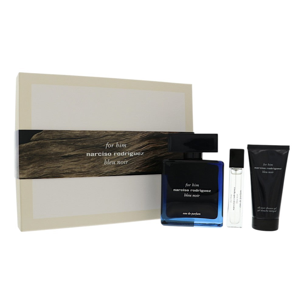 Narciso Rodriguez Bleu Noir Gift Set for Men â€” 3pc set