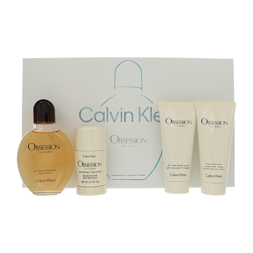Calvin Klein Obsession Gift Set for Men â€” 4pc set