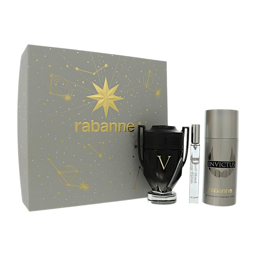 Paco Rabanne Invictus Victory Extreme Gift Set for Men â€” 3pc set