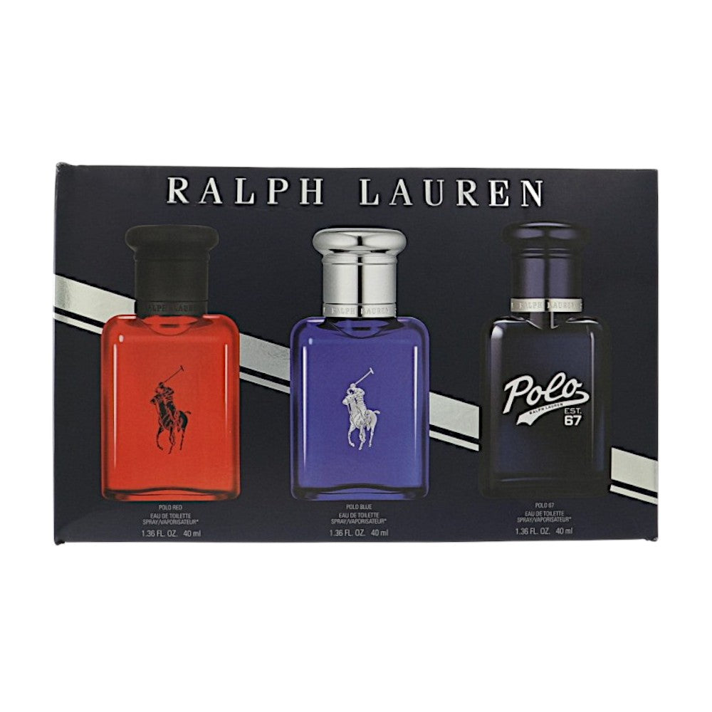 Ralph Lauren World Of Polo Discovery Set Gift Set for Men â€” 3pc set