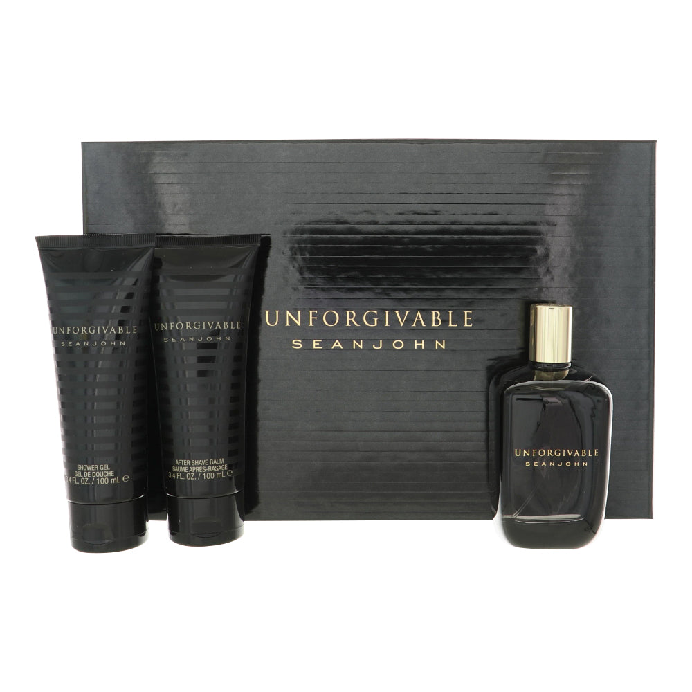 Sean John Unforgivable Gift Set for Men â€” 3pc set