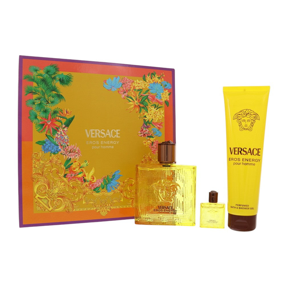 Versace Eros Energy Gift Set for Men â€” 3pc set Style 1 Box