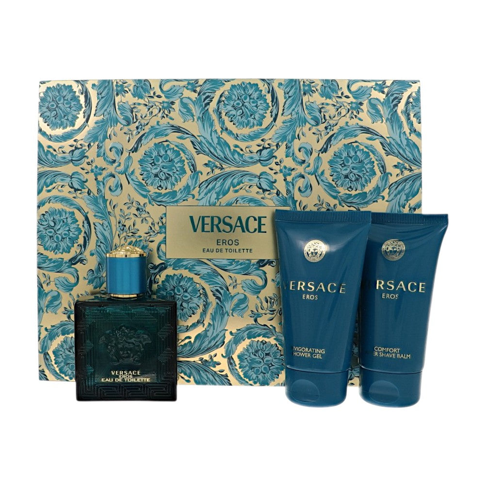Versace Eros Gift Set for Men â€” 3pc set Style 1 Box