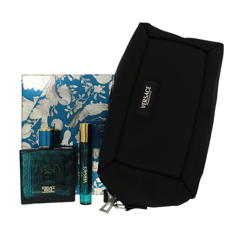 Versace Eros Gift Set for Men â€” 3pc set Style 1 Bag