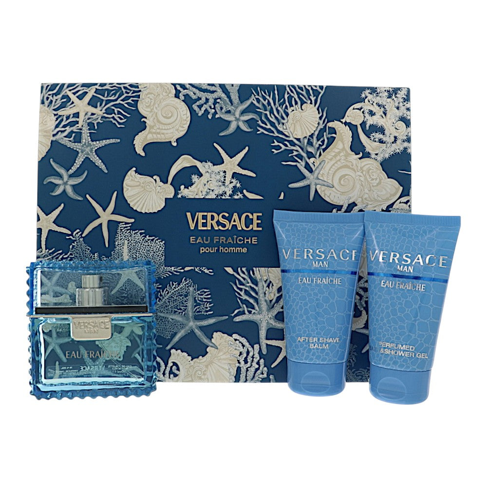 Versace Eau Fraiche Gift Set for Men â€” 3pc set