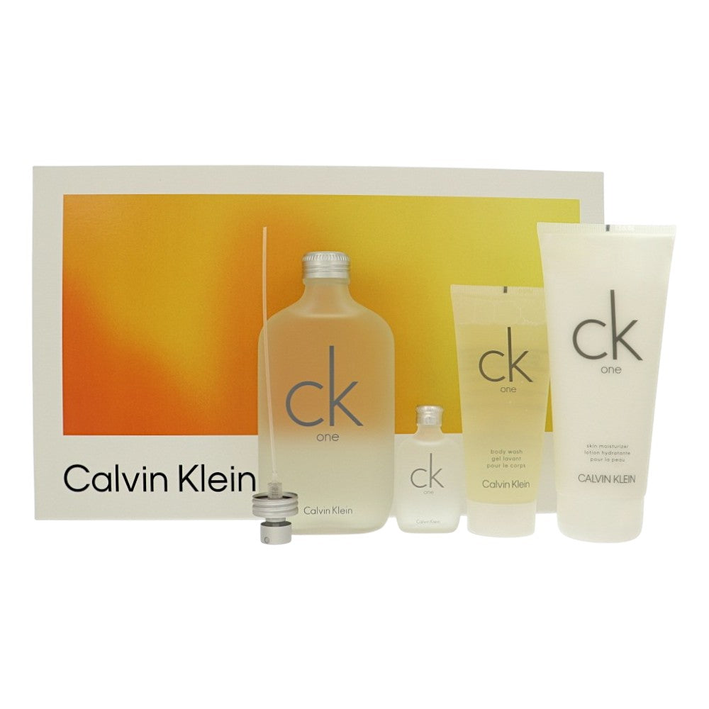 Calvin Klein CK One Gift Set â€” Unisex â€” 4pc set Style 1 Box