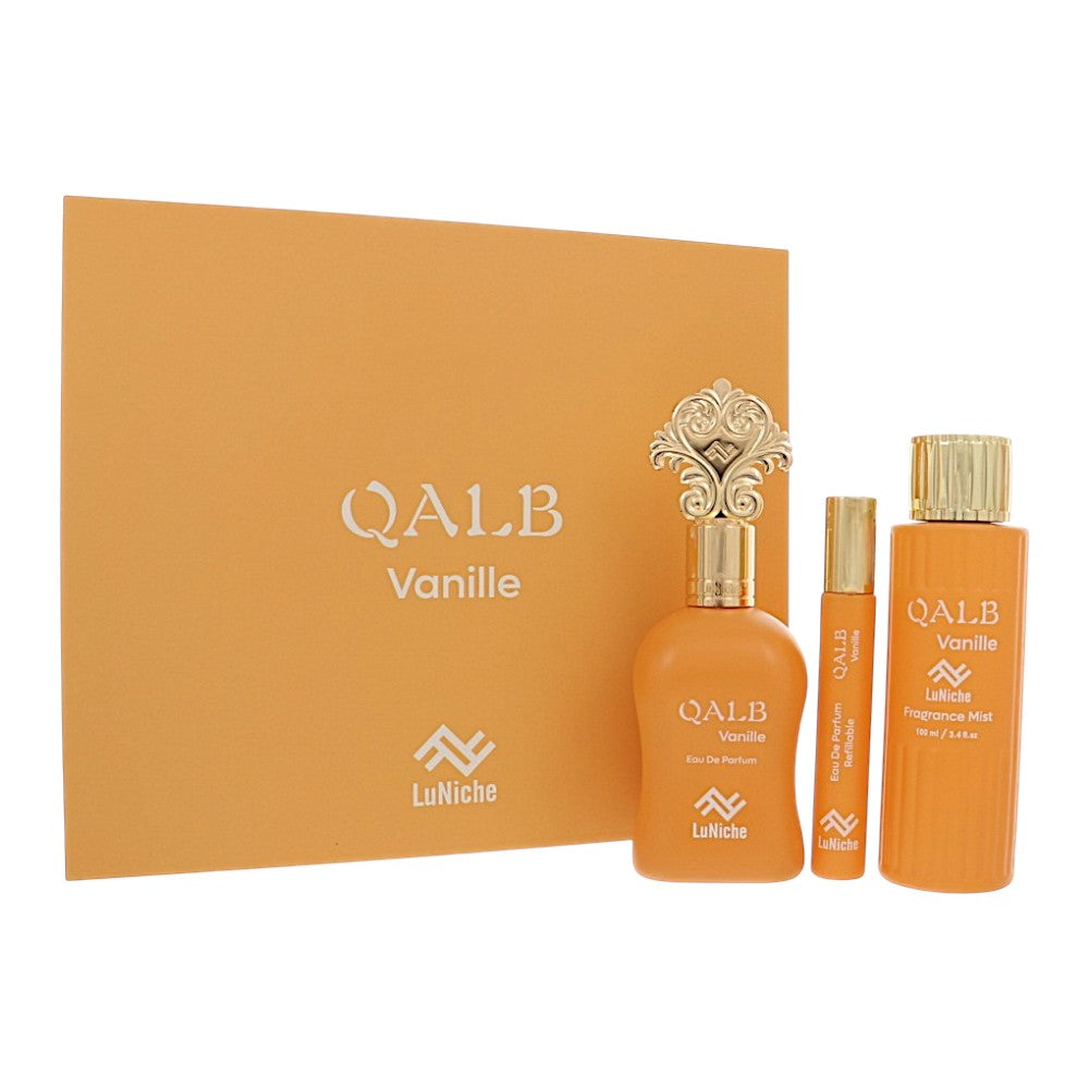 Luniche Qalb Vanille Gift Set â€” Unisex â€” 3pc set