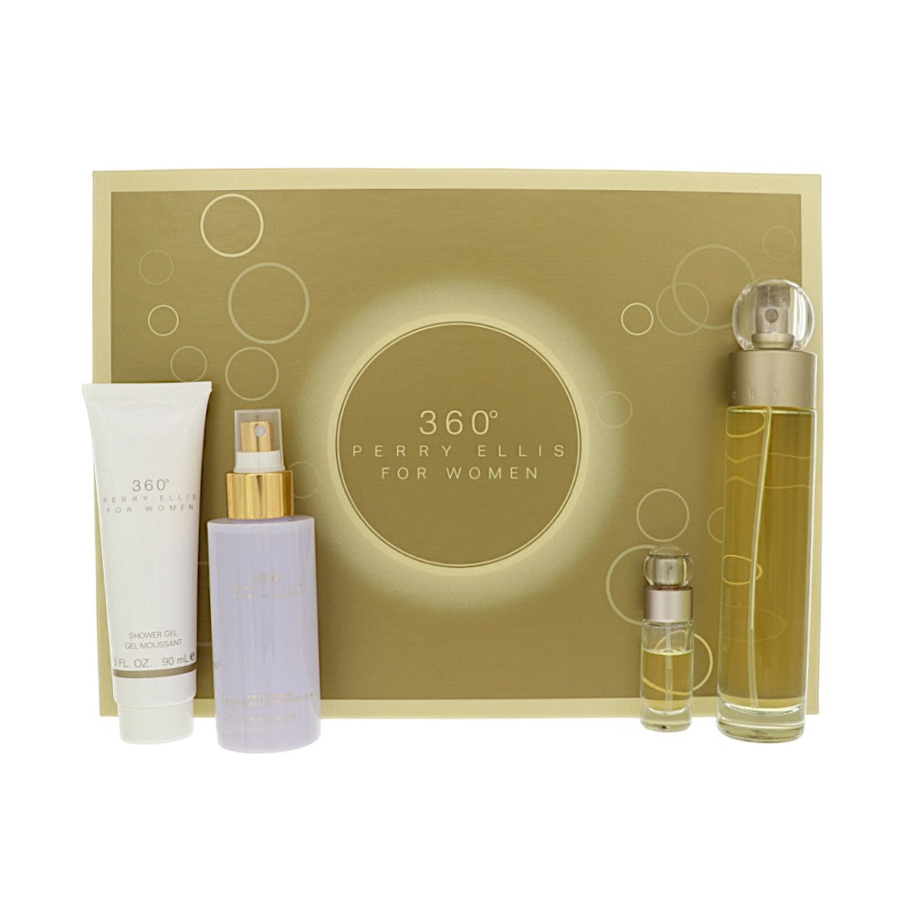 Perry Ellis 360Â° Gift Set for Women â€” 4pc set Style 1 Box