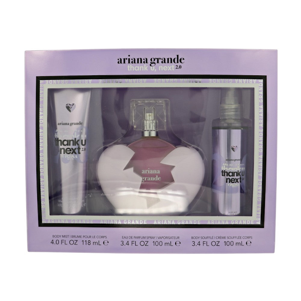 Ariana Grande Thank You,Next 2.0 Gift Set for Women â€” 3pc set