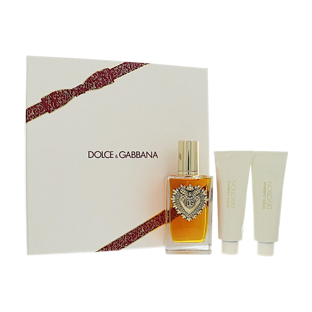 Dolce & Gabbana Devotion Gift Set for Women â€” 3pc set Style 2 Box