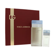 D & G Light Blue Gift Set for Women â€” 2pc set Style 1 Box
