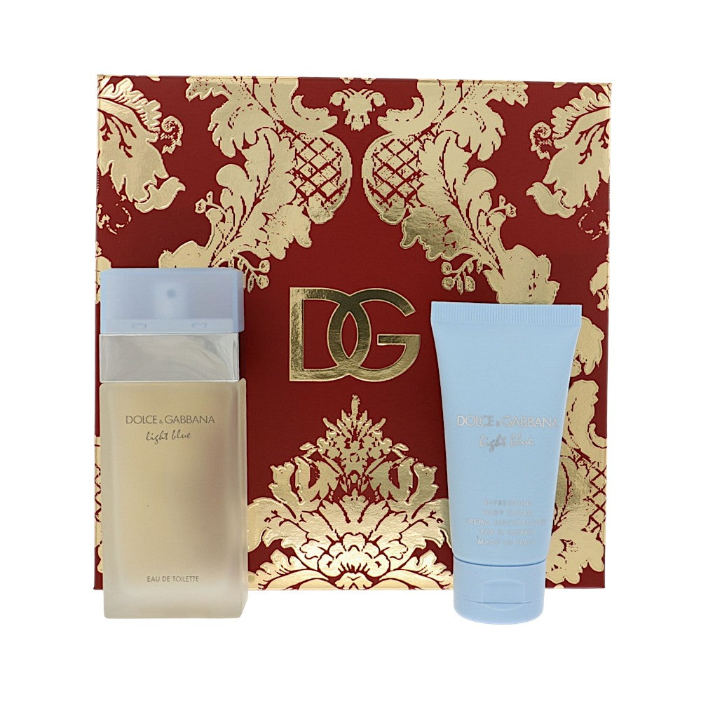 D & G Light Blue Gift Set for Women â€” 2pc set Style 3 Box
