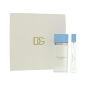 D & G Light Blue Gift Set for Women â€” 2pc set Style 2 Box