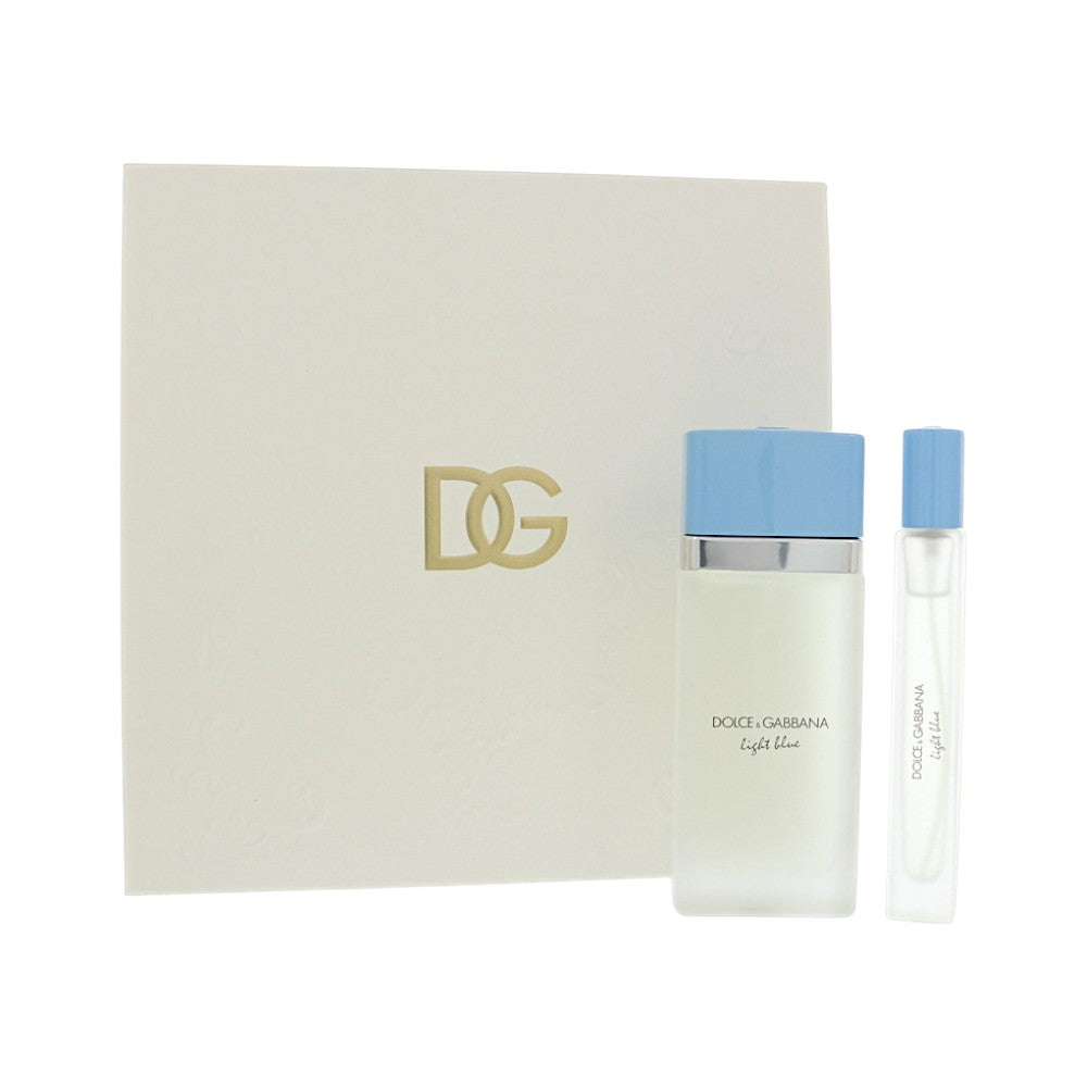 D & G Light Blue Gift Set for Women â€” 2pc set Style 2 Box