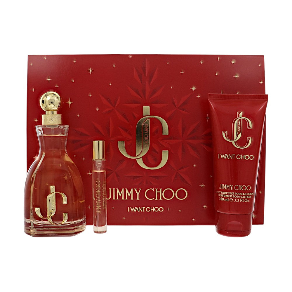 Jimmy Choo I Want Choo Gift Set for Women â€” 3pc set Style 1 Box