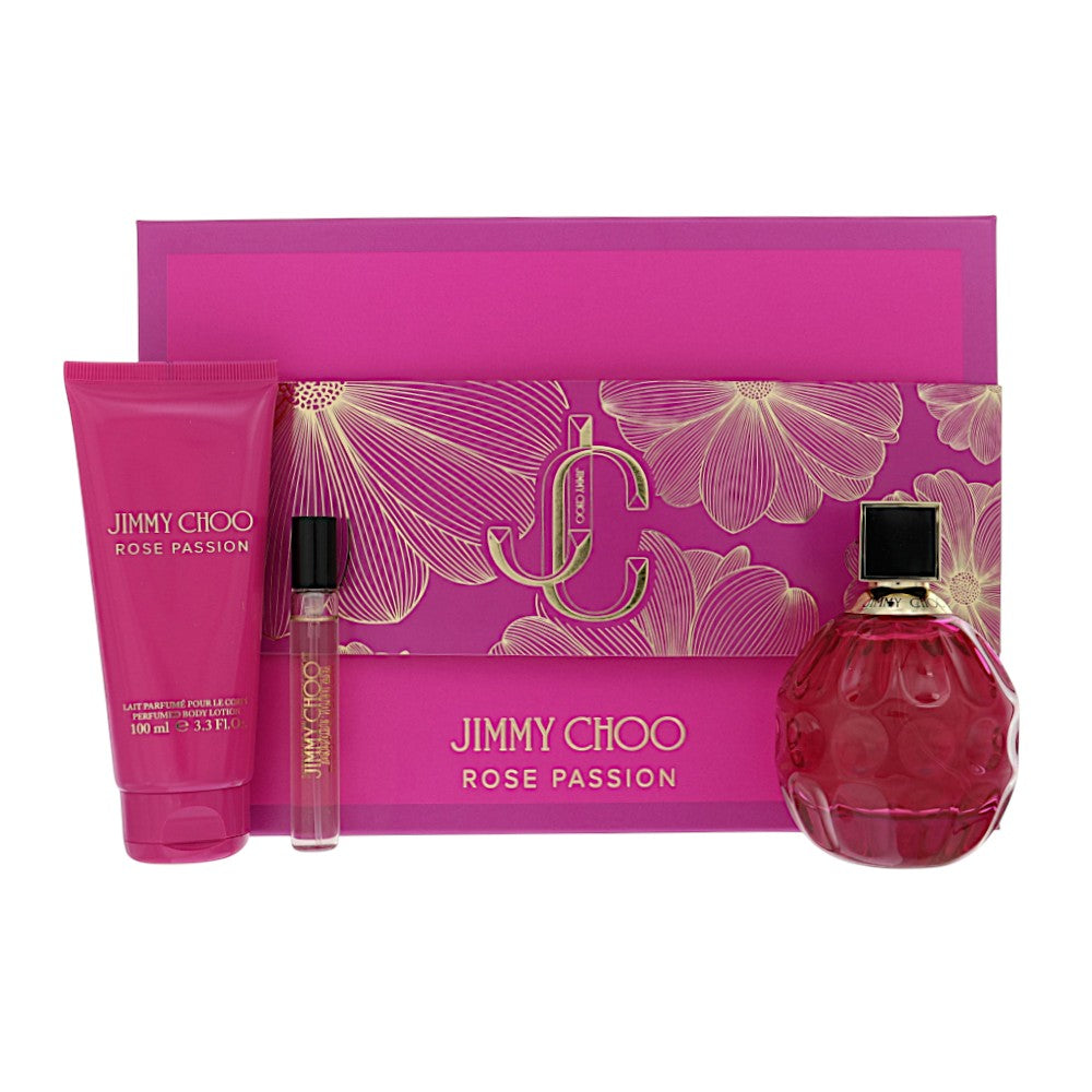 Jimmy Choo Rose Passion Gift Set for Women â€” 3pc set