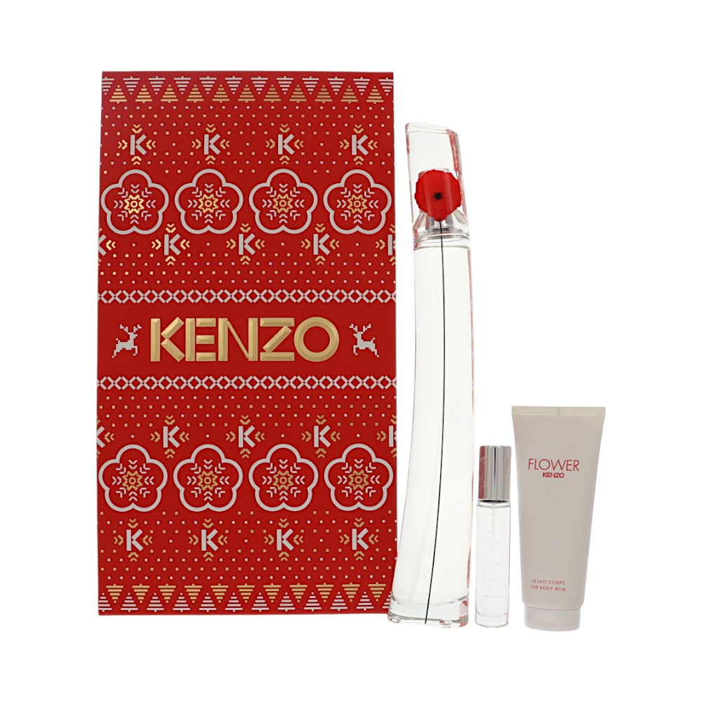 Kenzo Flower Gift Set for Women â€” 3pc set