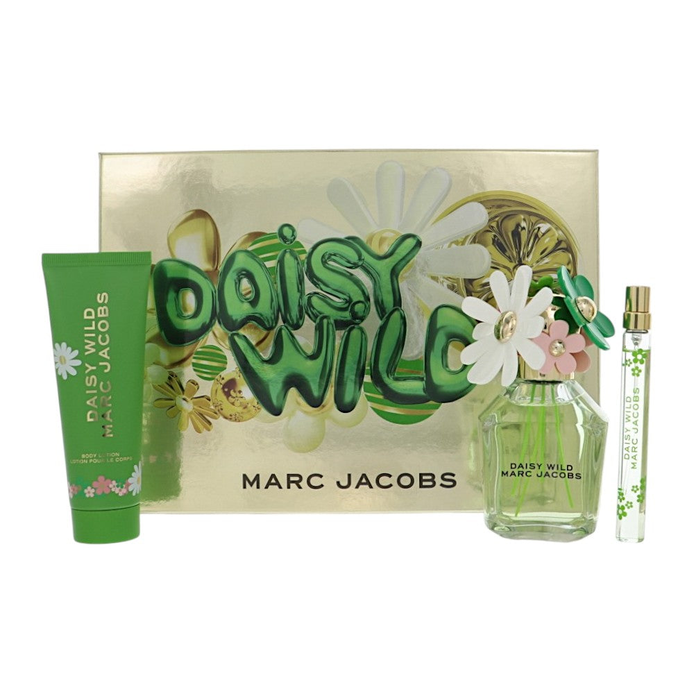 Marc Jacobs Daisy Wild Gift Set for Women â€” 3pc set Style 1 Box