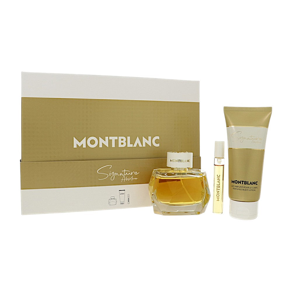 Mont Blanc Signature Absolue Gift Set for Women â€” 3pc set