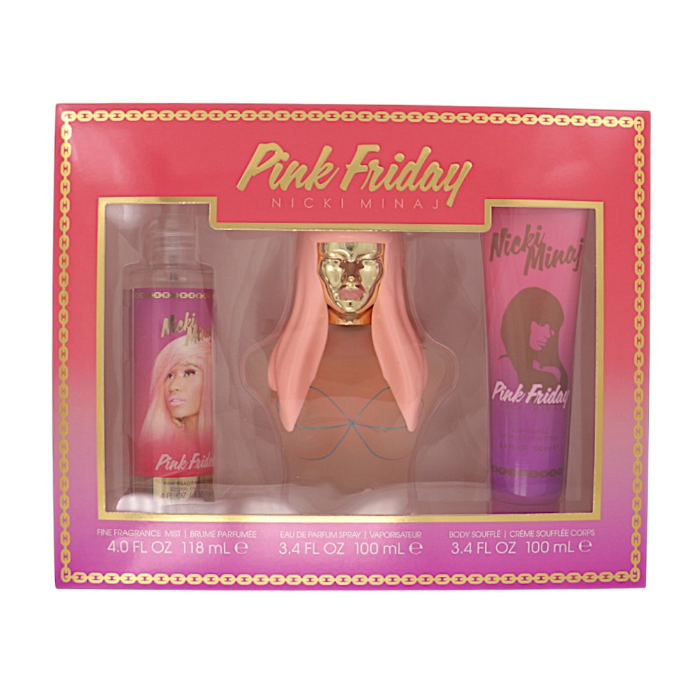 Nicki Minaj Pink Friday Gift Set for Women â€” 3pc set Style 2 Box