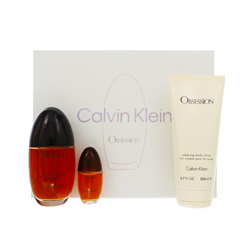Calvin Klein Obsession Gift Set for Women â€” 3pc set